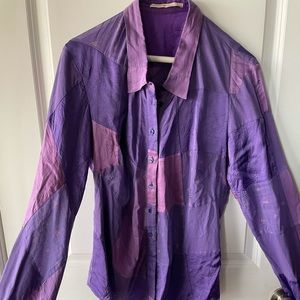 Girbaud Silk shirt and scarf (matching)!